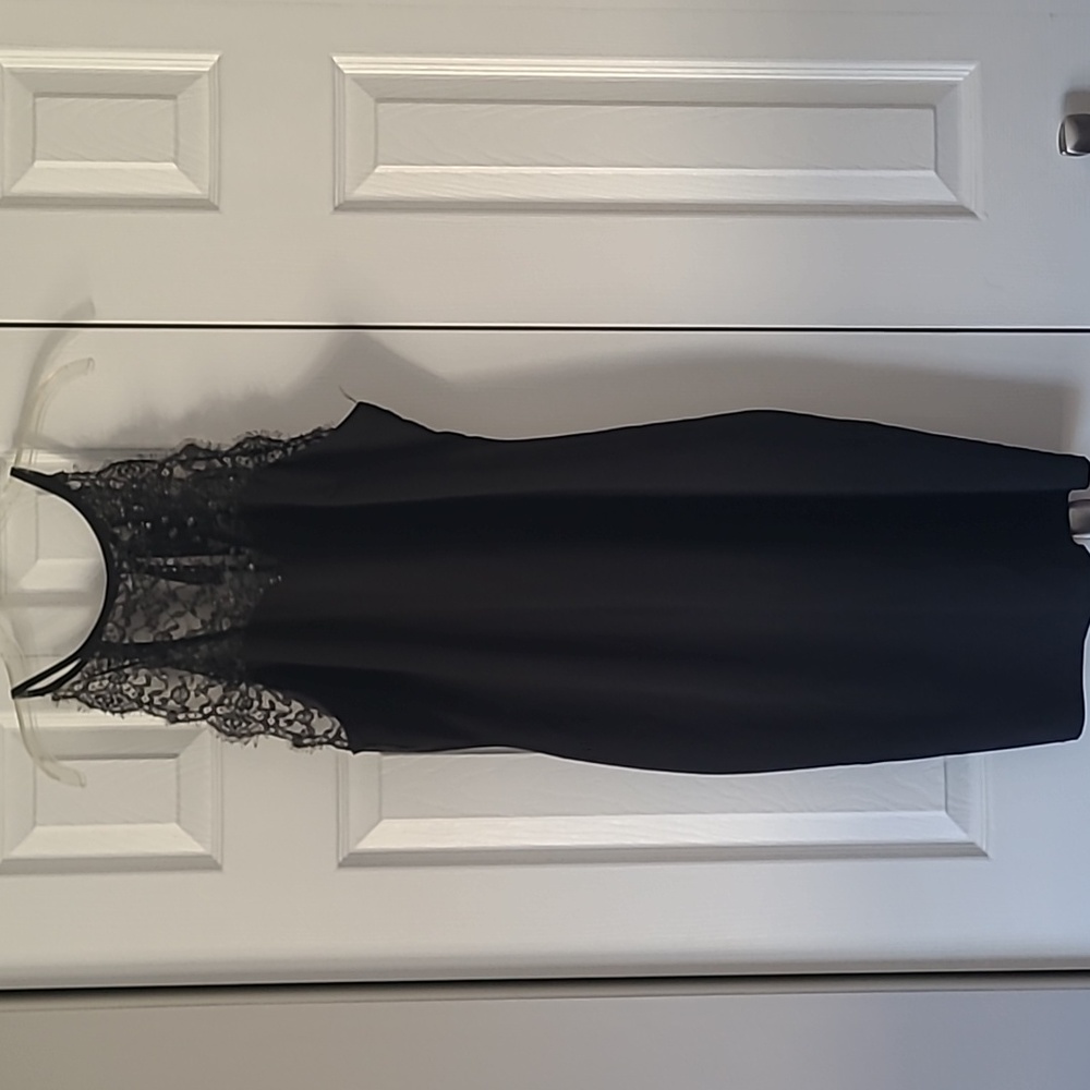 Womens Black wedding guest dress